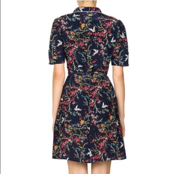 avian print dress by the kooples